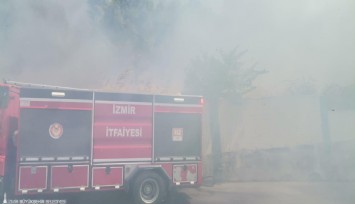 İzmir'de yangın ve fırtına alarmı