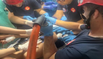 İzmir İtfaiyesi’nden hayat kurtaran operasyon