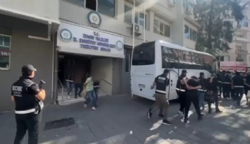 Karşıyaka ve Çiğli’de helikopter destekli operasyon: Örgüt çökertildi, 17 kişi tutuklandı
