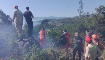 Kırkağaç'taki orman yangını kontrol altına alındı