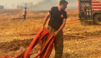 Menemen Belediyesi alevlere karşı tüm gücüyle savaştı