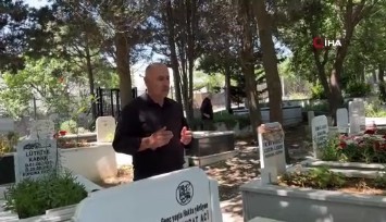 Oğlunun mezarını ziyaret eden Özer Aci: 'Canilerin en ağır cezayı alacağı gün bizim bayramımız olacak'