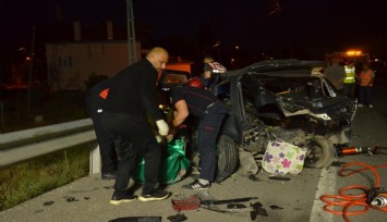 Tavşanlı’da feci kaza: 1 ölü, 3 yaralı