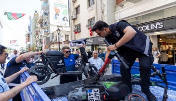 Yaya yollarında scooter ve motora geçit yok