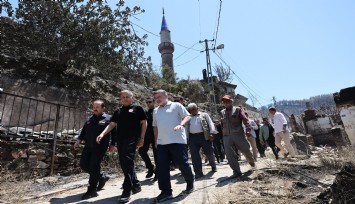 AK Parti'li Saygılı yangın bölgelerini ziyaret etti: 'Cumhurbaşkanımız İzmir'i anbean takip ediyor, kimse mağdur edilmeyecek'