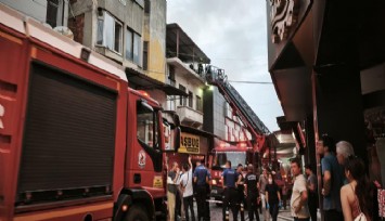 Denizli'de Tarihi Demirciler Çarşısı'nda yangın