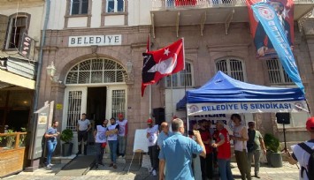 İzmir Büyükşehir Belediyesinde işten çıkarma protestosu sürüyor