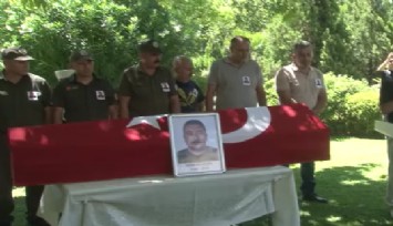 İzmir'deki orman yangınında şehit düşen dozer operatörü İbrahim Demir’e veda