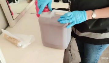 Kütahya’da sahte içkiye geçit yok: 50 litre alkol ele geçirildi
