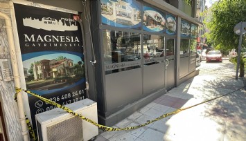 Manisa'da emlak ofisinde silahlı kavga: 1 ölü, 3 yaralı