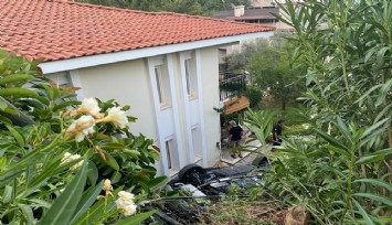 Marmaris'te aracıyla evin bahçesine uçtu: 1 can kaybı, 4 yaralı