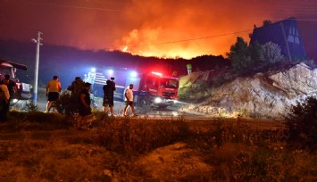 Seferihisar Mersin Alanı Mahallesi'ne itfaiyeden koruma kalkanı