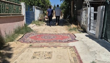 Tekirdağ'da yolsuzluğa vatandaştan halıyla çözüm