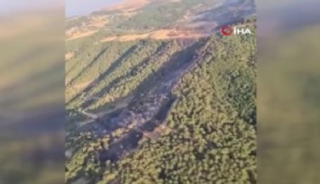 Uşak’taki orman yangını kontrol altında