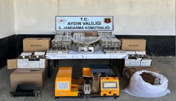 Aydın’da kaçakçılara büyük darbe: Binlerce kaçak tütün ve makaron ele geçirildi
