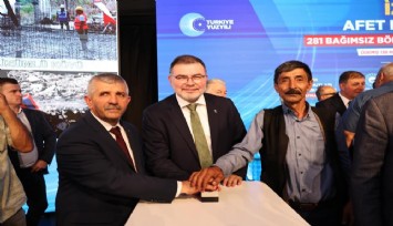 Başkan Saygılı: 'Nerede bir afet yaşanırsa yaşansın devletimiz oradadır'