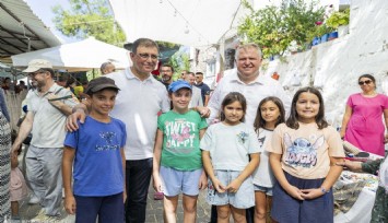 Başkan Tugay, Oyuk Festivali'nde yurttaşlarla buluştu