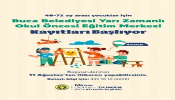 Buca Belediyesi’nden minik Bucalılara ücretsiz eğitim olanağı