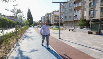Buca’daki eski tren yolu yenilenerek çevre halkın beğenisini topladı