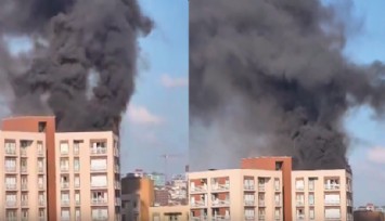 İstanbul'da 13 katlı binada korkutan yangın: Faciadan dönüldü