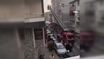 İstanbul'da hareketli saatler: Ailesini rehin aldı 3. kattan atladı