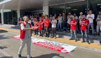Karşıyaka Belediyesi’nde maaş krizi: İşçiler ve memurlar belediye önünde ses yükseltti