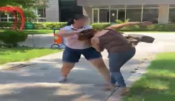Kocasını parkta başkasıyla bastı: Kadını saçından sürükleye sürükleye dövdü
