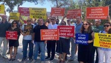 Kooperatif mağdurlarından Buca Cezaevi önünde Özgür Özel’e tepki: 'Mağdurlar yerine başkanları dinlediniz'