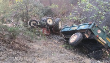 Manisa’da can alan kazası: Dede ve torun traktörün altında kaldı