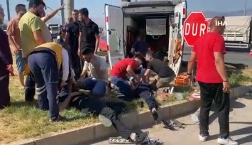 Manisa’da trafik kazası: Ambulans ve otomobil çarpıştı,  1 can kaybı