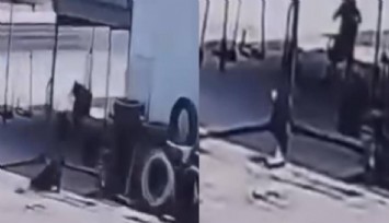 Mersin'de 16 yaşındaki çocuk tırın altında ezilerek can verdi