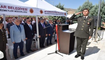 Afyonkarahisar'da şehit olan 25 asker anıldı