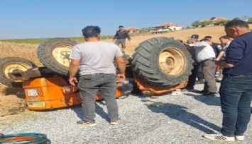 Manisa'da traktör kazası: 1 kişi yaşamını yitirdi