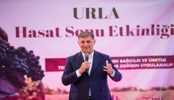 Başkan Tugay'dan Urla Bağ Yolu vurgusu