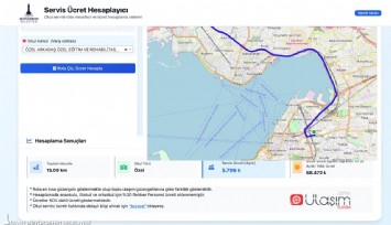 Servis ücretleri artık web sitesinden hesaplanacak