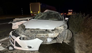 Uşak’ta tır ile otomobil çarpıştı: 1 ölü, 1 ağır yaralı