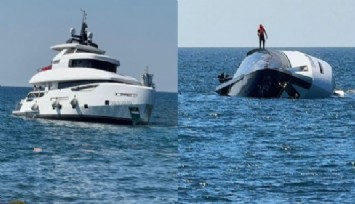 Zonguldak’ta lüks yat denize indikten 15 dakika sonra battı