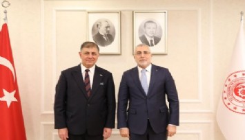 Başkan Cemil Tugay'dan Bakan Işıkhan'a ziyaret