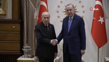 Erdoğan, Devlet Bahçeli ile bir araya geldi