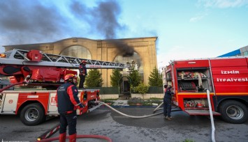 Fabrika yangını kısa sürede kontrol altına alındı