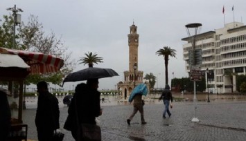 İzmir’de yağışlı hava etkisini sürdürüyor: Sıcaklıklar mevsim normallerinin üzerinde