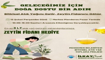 Menderes Belediyesi’nden doğa dostu bir adım