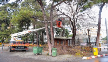 Öğrenciler tatilde, Konak Belediyesi ekipleri iş başında