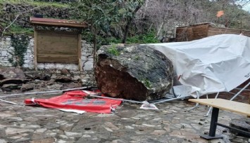 Soma’da heyelan alarmı
