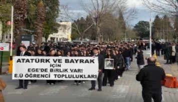 'Atatürk ve Bayrak İçin Ege’de Birlik Var' yürüyüşü düzenlendi