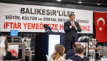 Başkan Tugay, İzmir'deki Balıkesirlilerle iftarda buluştu