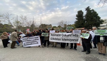 Basmane Çukuru'ndan meclise 'gökdelene hayır' eylemi
