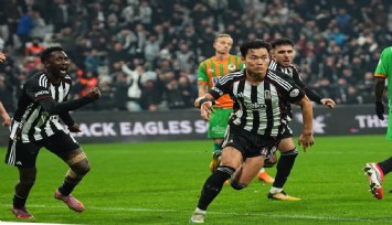 Beşiktaş Alanya karşısında bir puanı zor kurtardı: 2-2