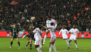 Beşiktaş, Kocaeli'nde beraberlikle yetindi: 1-1