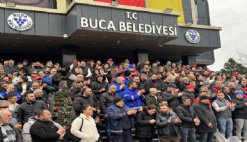 Buca Belediye işçileri iş bıraktı: Bize ekmek yoksa size huzur yok